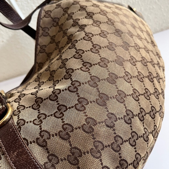 Gucci Brown Monogram Tote Bag - Picture 8 of 14